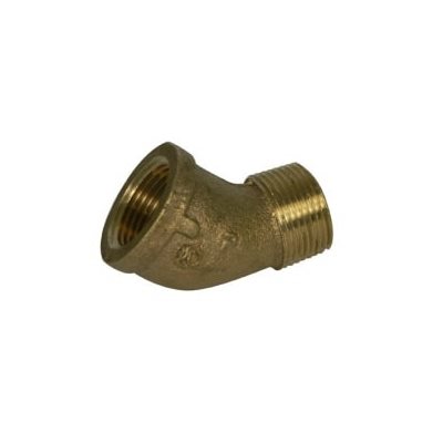 2" NO-LEAD BRASS ST-45 DEGREE ELBOW