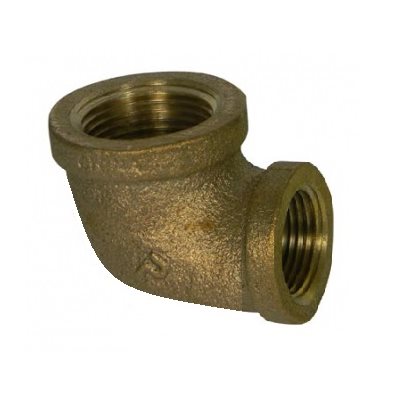 1" X 3 / 4" NO-LEAD BRASS 90 DEGREE R-ELBOW