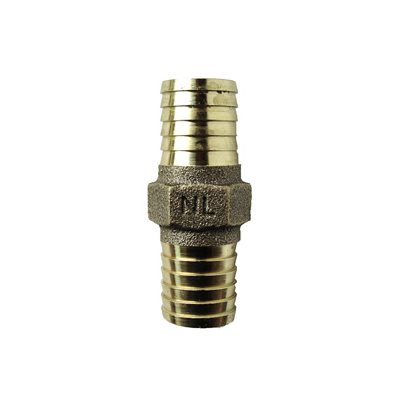 1" X 3 / 4" BRASS INSERT R-COUPLING - NO-LEAD