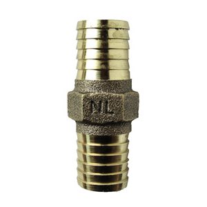 1.25" X 1" BRASS INSERT R-COUPLING - NO-LEAD