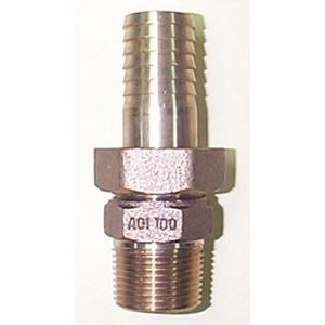 1" BRASS UNION MALE ADAPTER - NO-LEAD