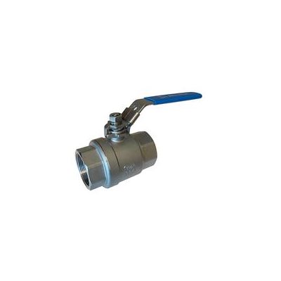 1" SS THREADED BALL VALVE