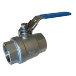 1" SS THREADED BALL VALVE