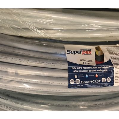 3 / 4" X 300' WHITE PEX TUBING - COIL