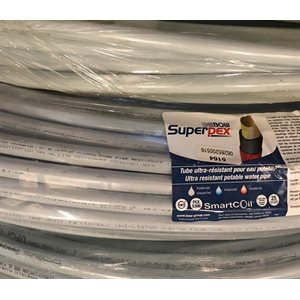 1 / 2" X 100' WHITE PEX TUBING - COIL