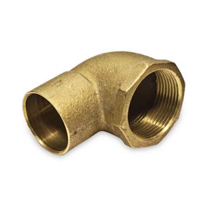 3 / 4" X 1 / 2" CXFEMALE 90 ELBOW - NO-LEAD