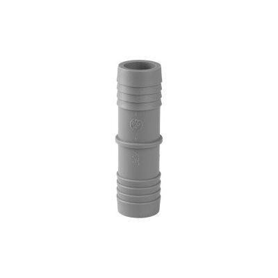 1" POLY / PVC INSERT COUPLING (LIGHT GRAY)