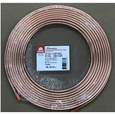 COPPER REF TUBE - 3 / 8" X 50'