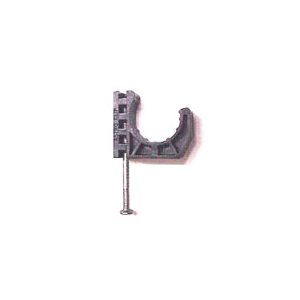 1" PLASTIC J-CLIP WITH NAIL